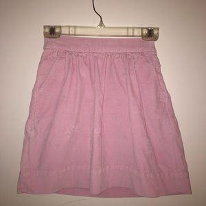 J. Crew Crewcuts Girls Pink Corduroy Skirt